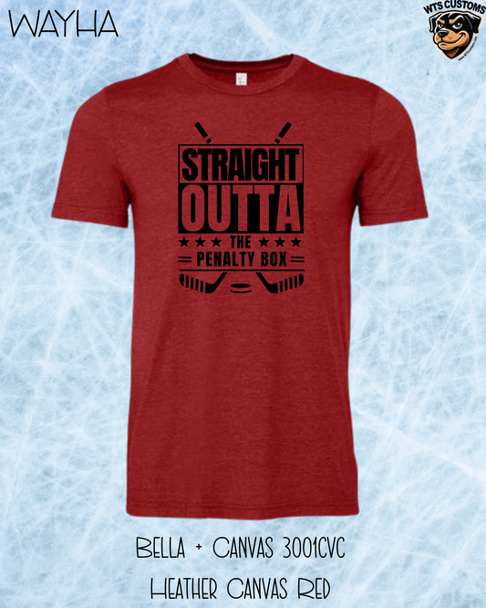WAYHA Straight Outta the Penalty Box Tee