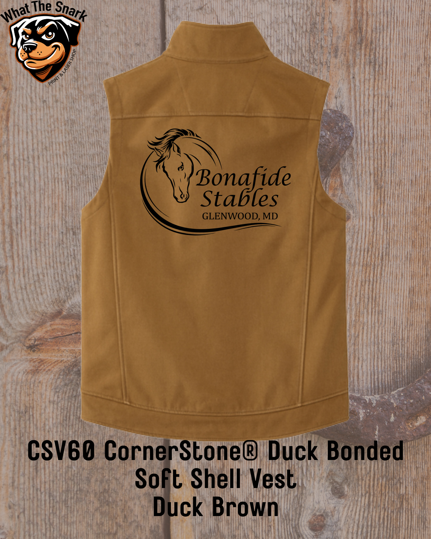 Bonafide Stables Cornerstone Soft Shell Vest