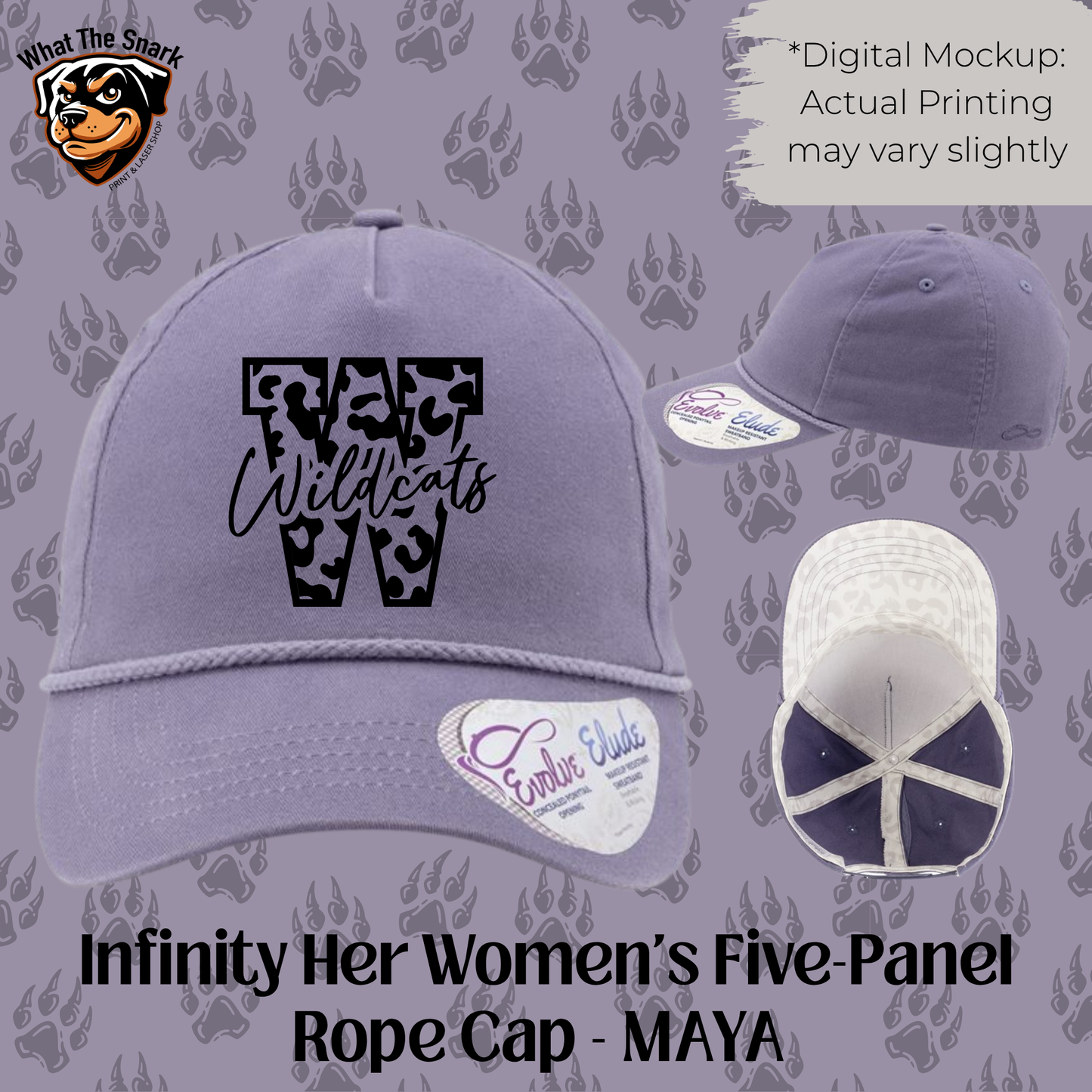 Women's Animal Print Wildcats W Hat