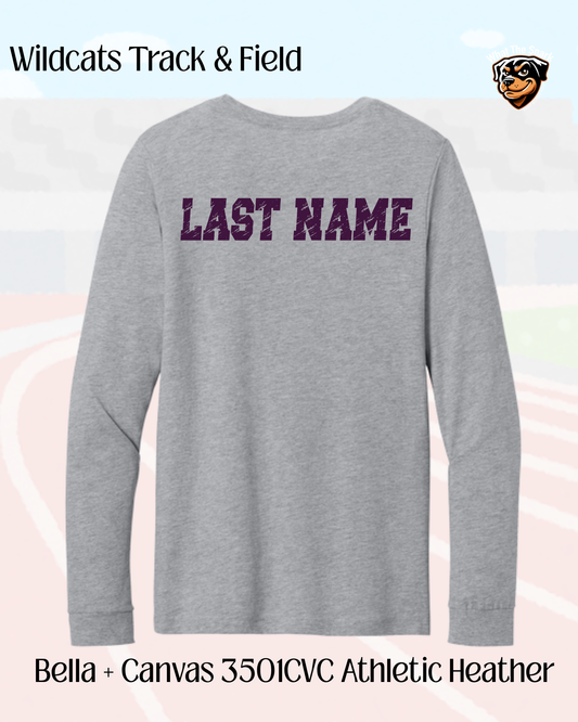 Wild Rose Track and Field Cotton Long Sleeve.