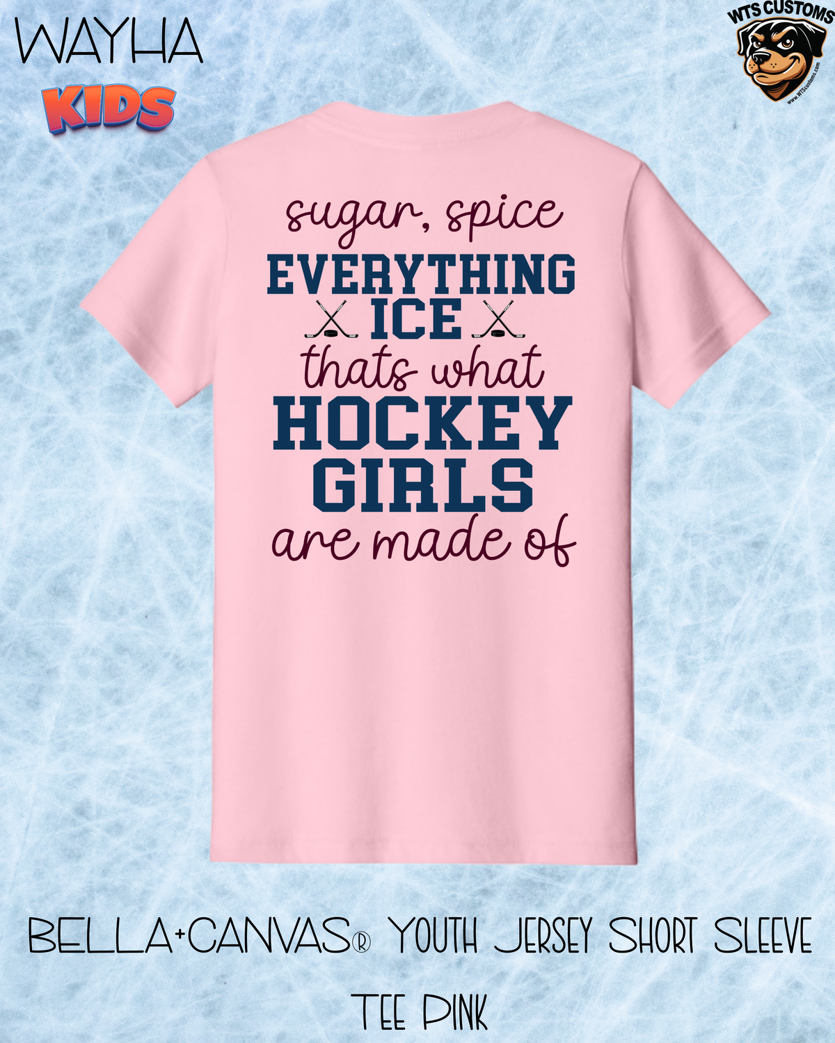 WAYHA Hockey Girls Tee