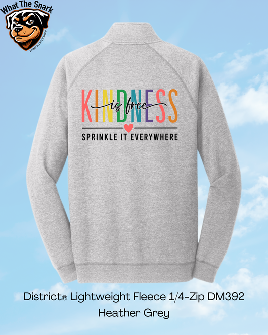 Kindness is Free Mountain 1/4 Zip