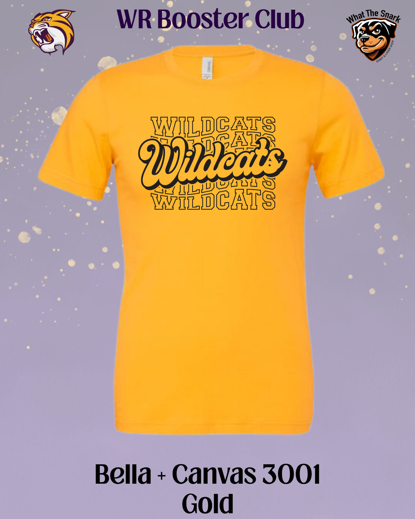 Wildcats Classic Stacked Graphic Tee