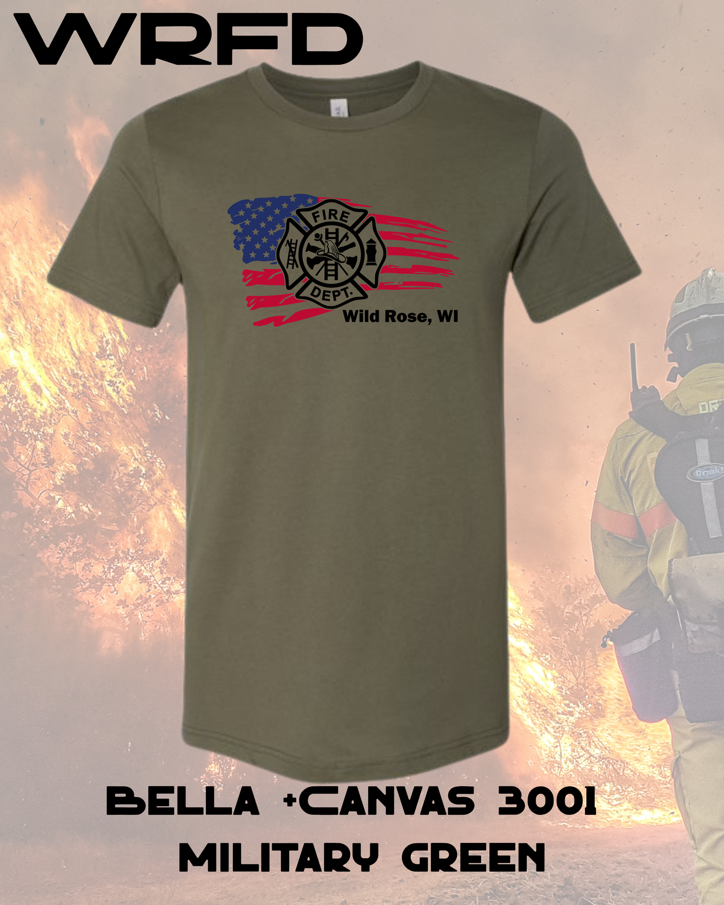 WRFD Supporter Flag Tee