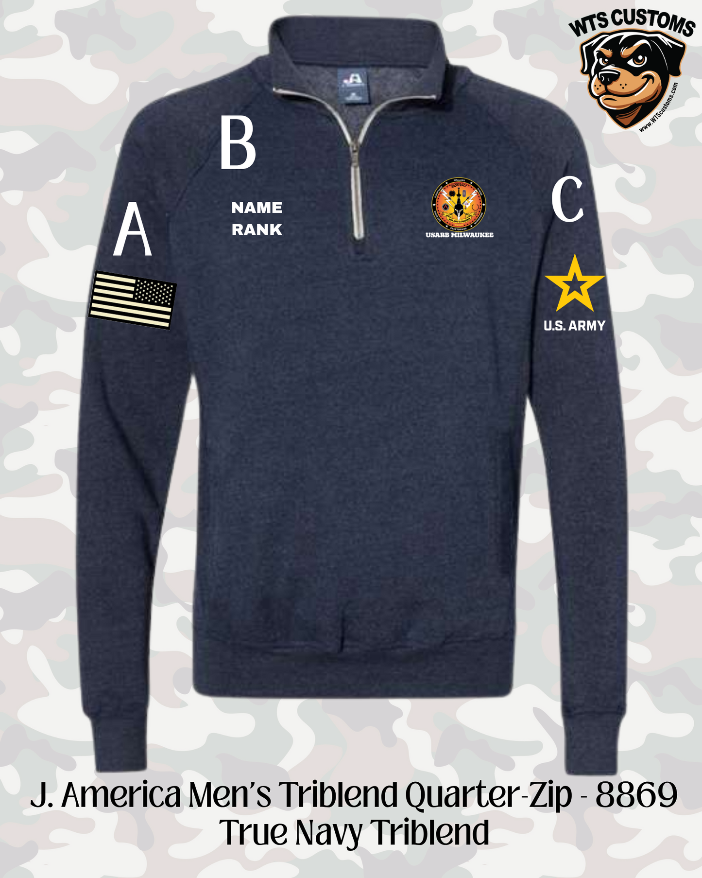 USARB J.America 1/4 Zip