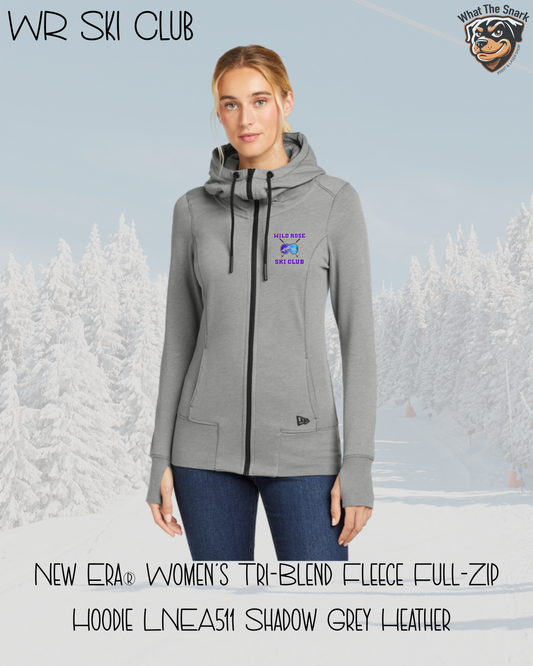 WR Ski Club Womens Full Zip Hoodie