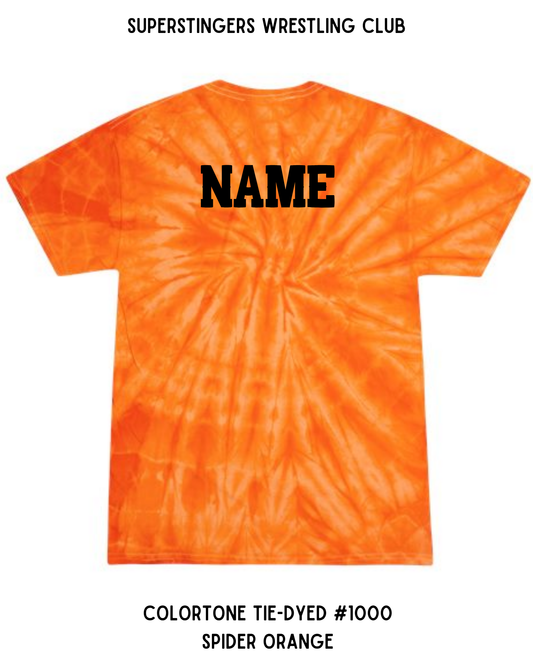 Super Stingers Leave it All on the Mat Tie Dye Youth Tee