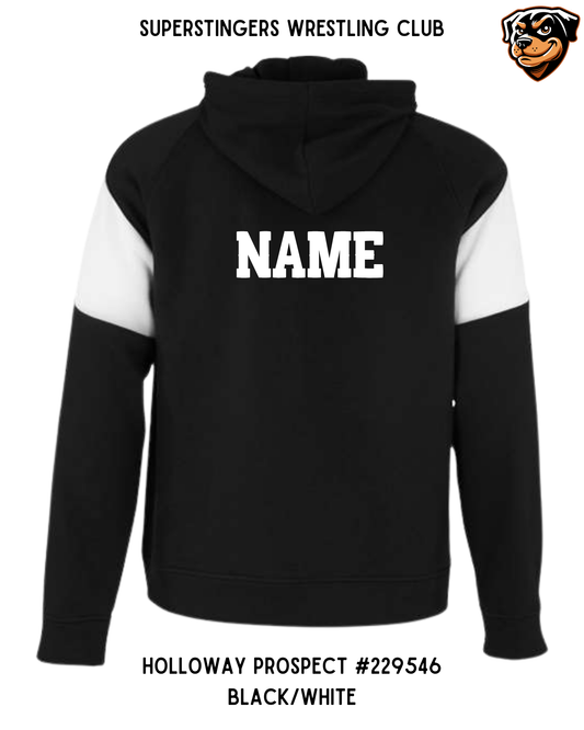 Super Stingers Layered Text Hoodie