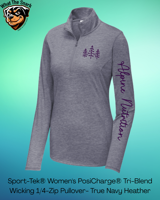 Alpine Womens Sport Tek 1/4 Zip