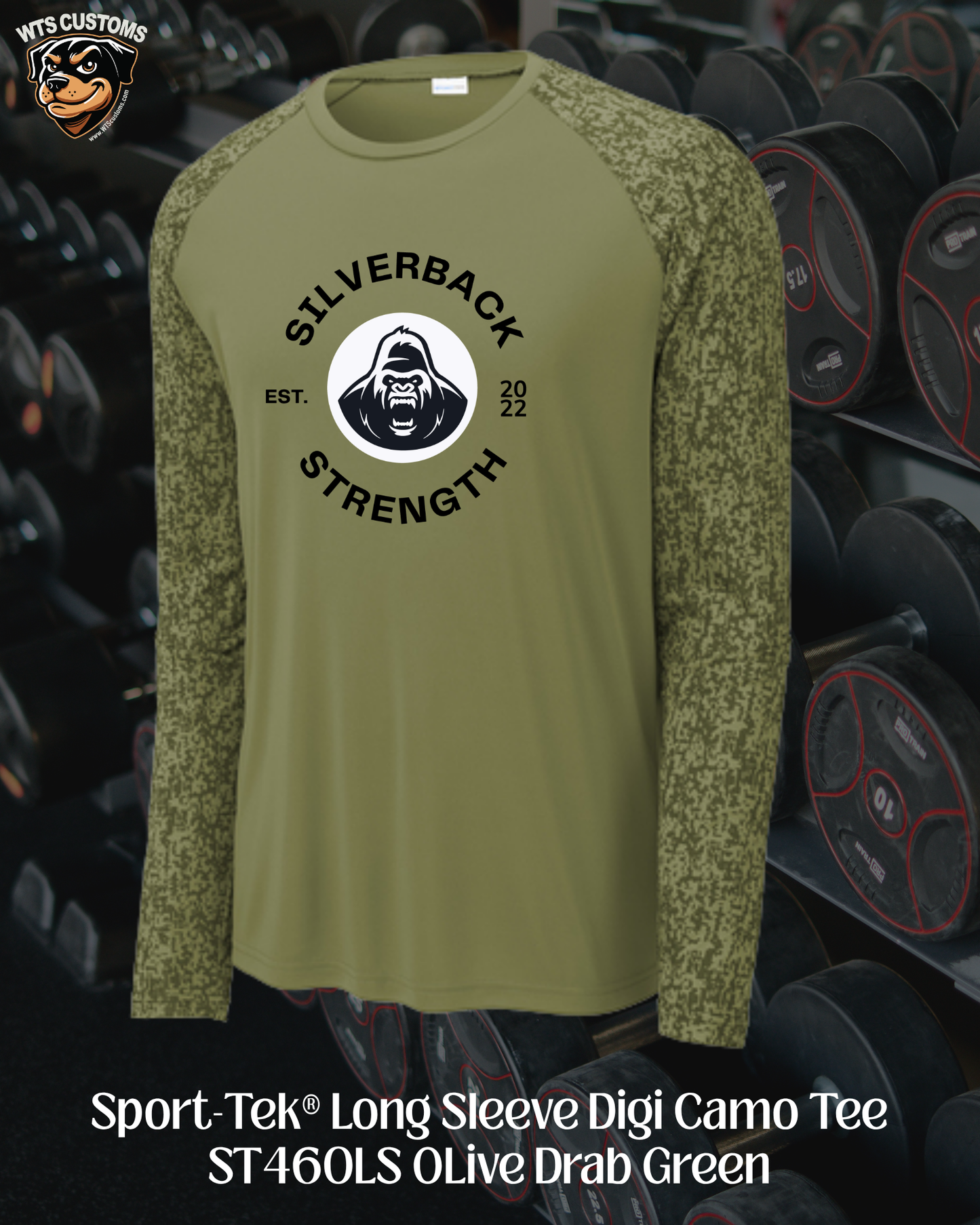 Silverback Full Logo Camo Long Sleeve
