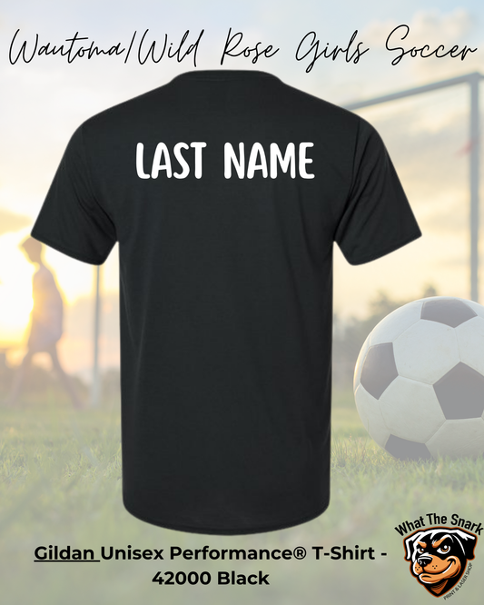 WWR Girls Soccer Full Logo Performance Tshirt