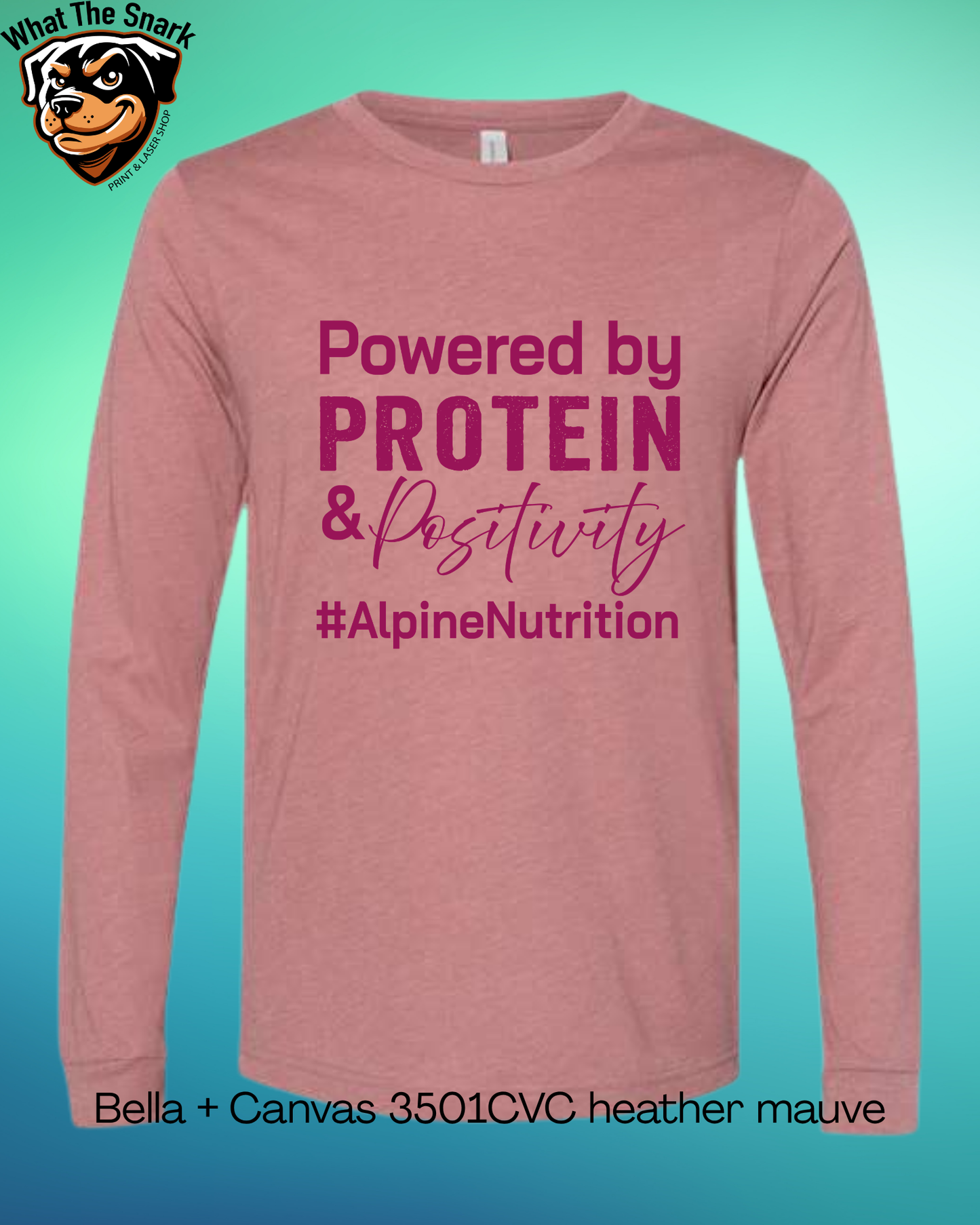 Powered by Protein Long Sleeve tee