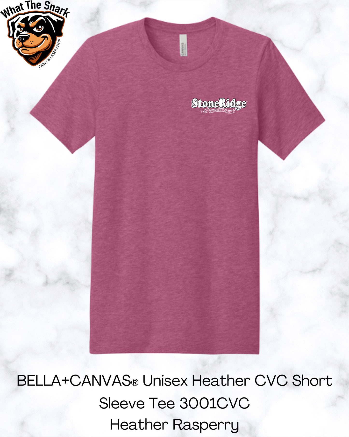 BELLA+CANVAS® Unisex Heather CVC Short Sleeve Tee