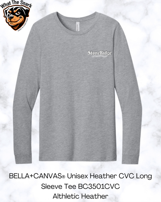 BELLA+CANVAS® Unisex Heather CVC Long Sleeve Tee