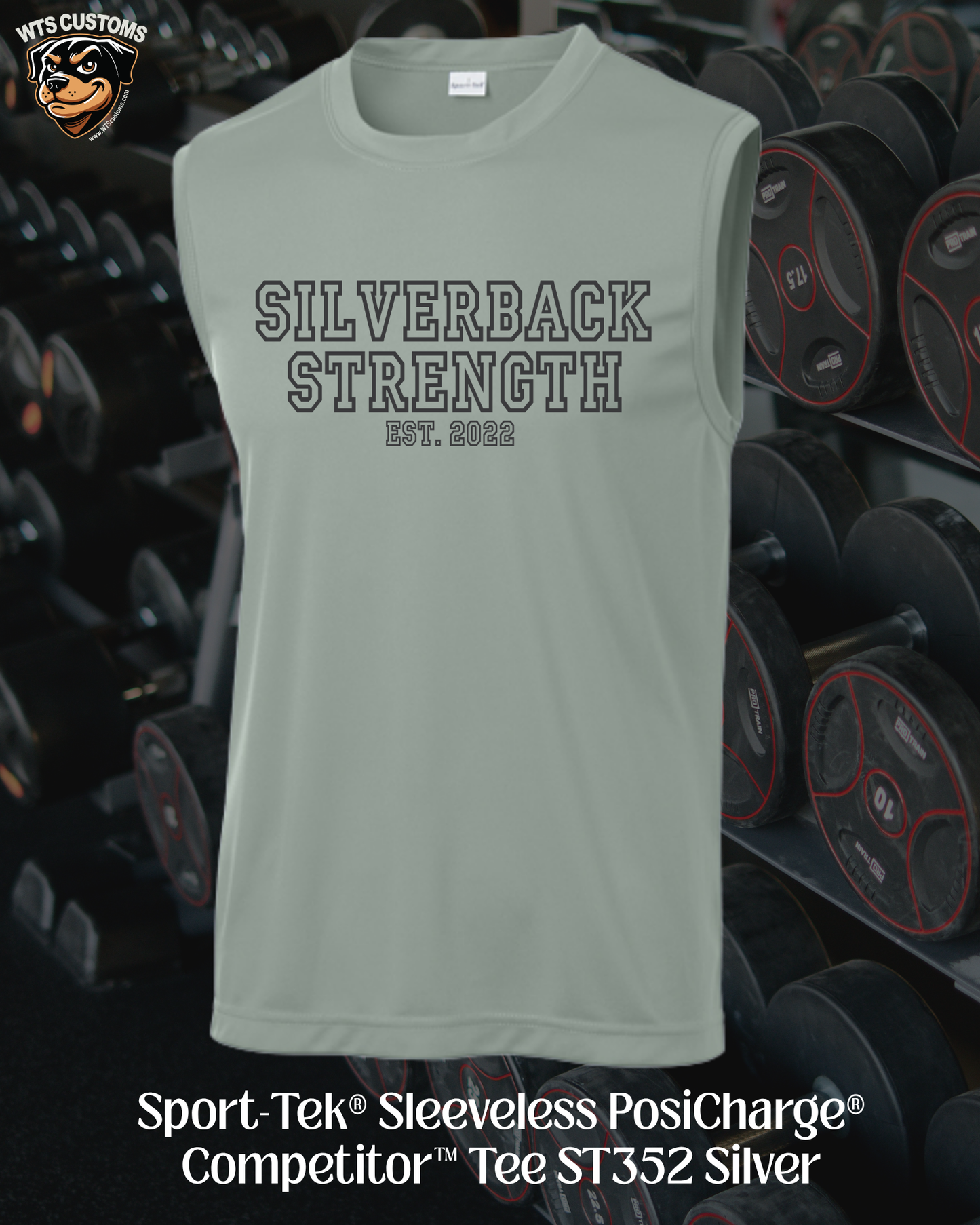 Silverback Hollow Logo Moisture-Wick Tank