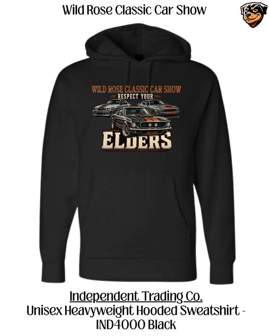 WR Classic Car Show Respect Your Elders Heavyweight Hoodie