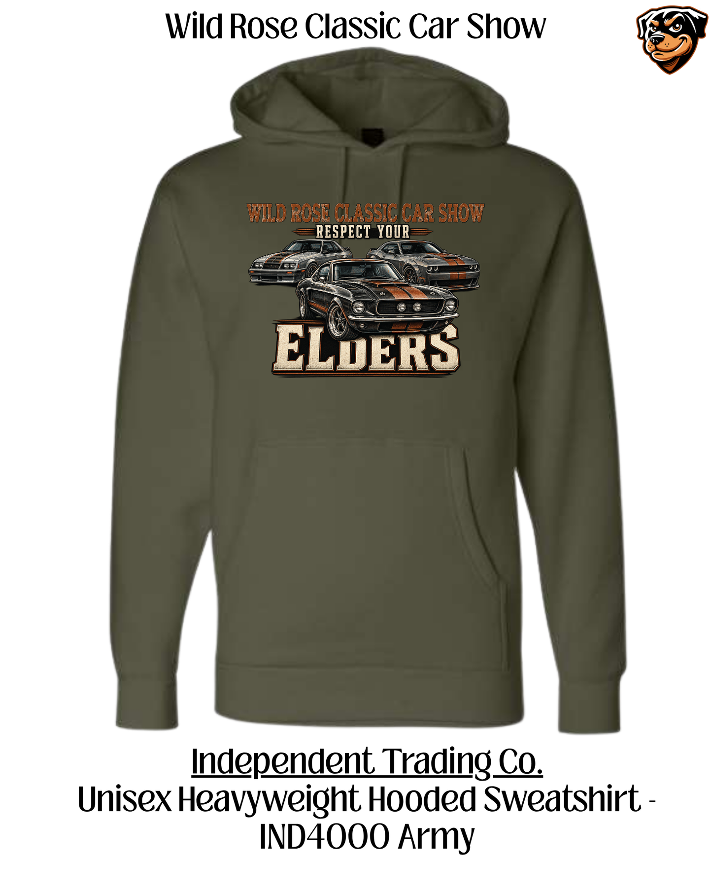 WR Classic Car Show Respect Your Elders Heavyweight Hoodie