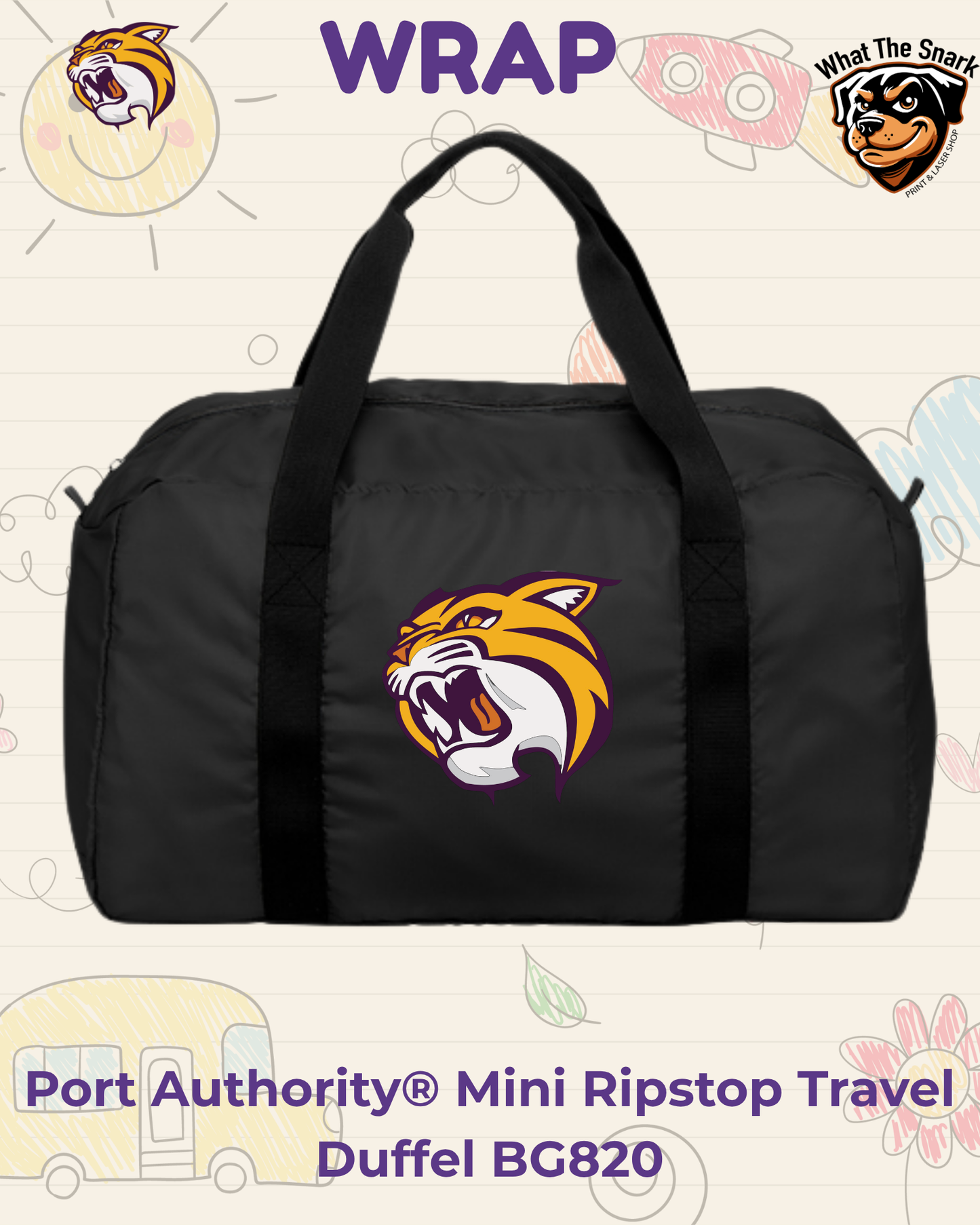 WRAP Wildcats Duffle Bag