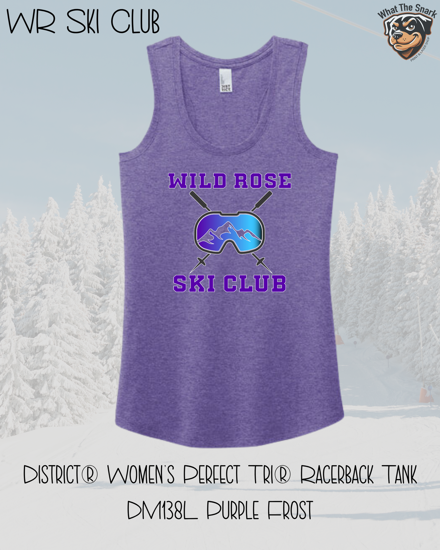 WR Ski Club Logo Women's Tank