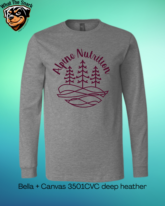 Alpine Trees Long Sleeve tee