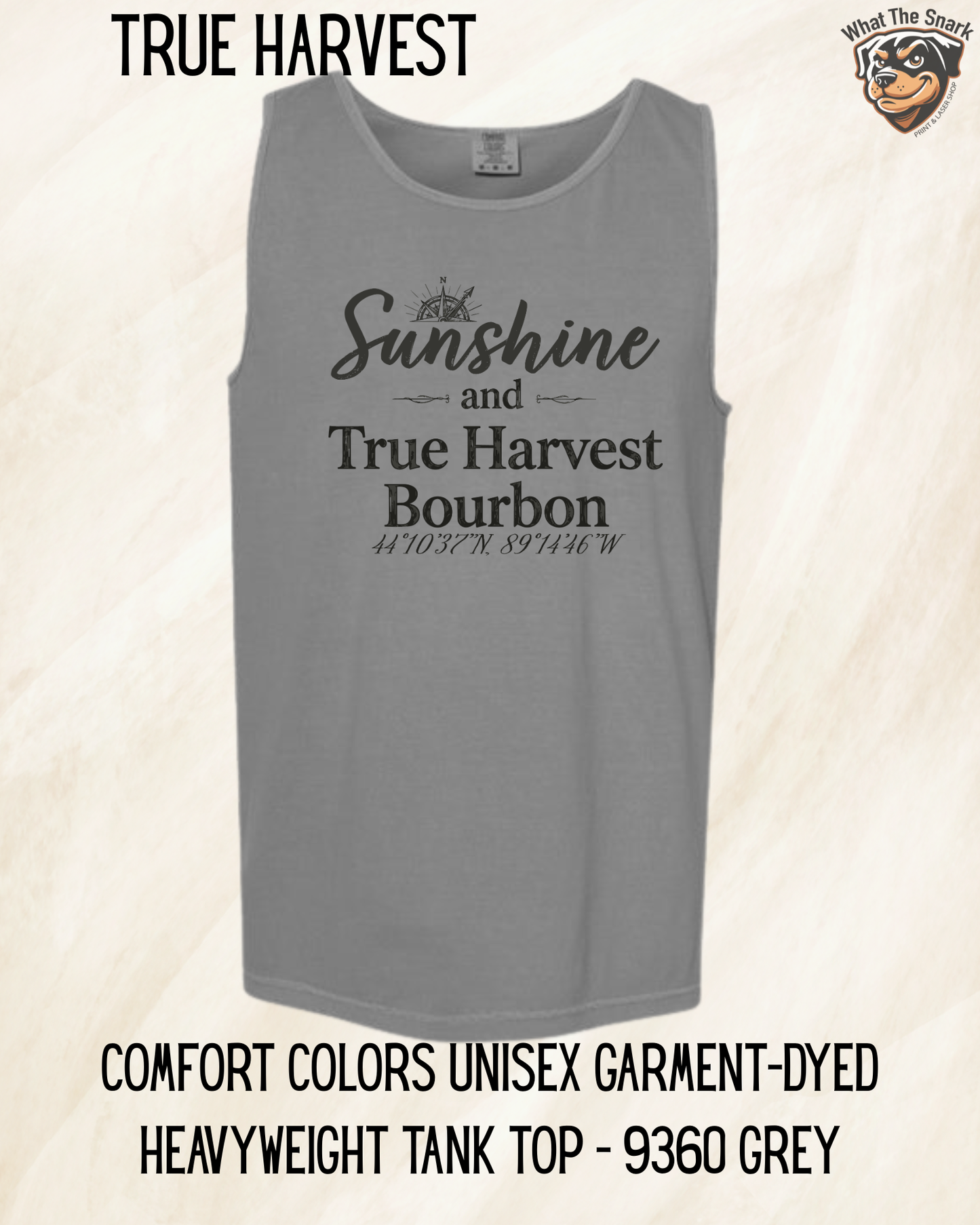 Sunshine and True Harvest Bourbon Unisex Tank