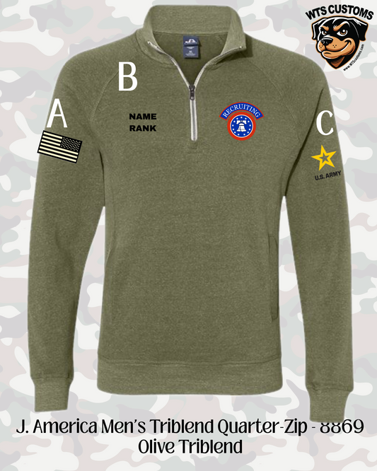 Recruiting Logo J.America 1/4 Zip