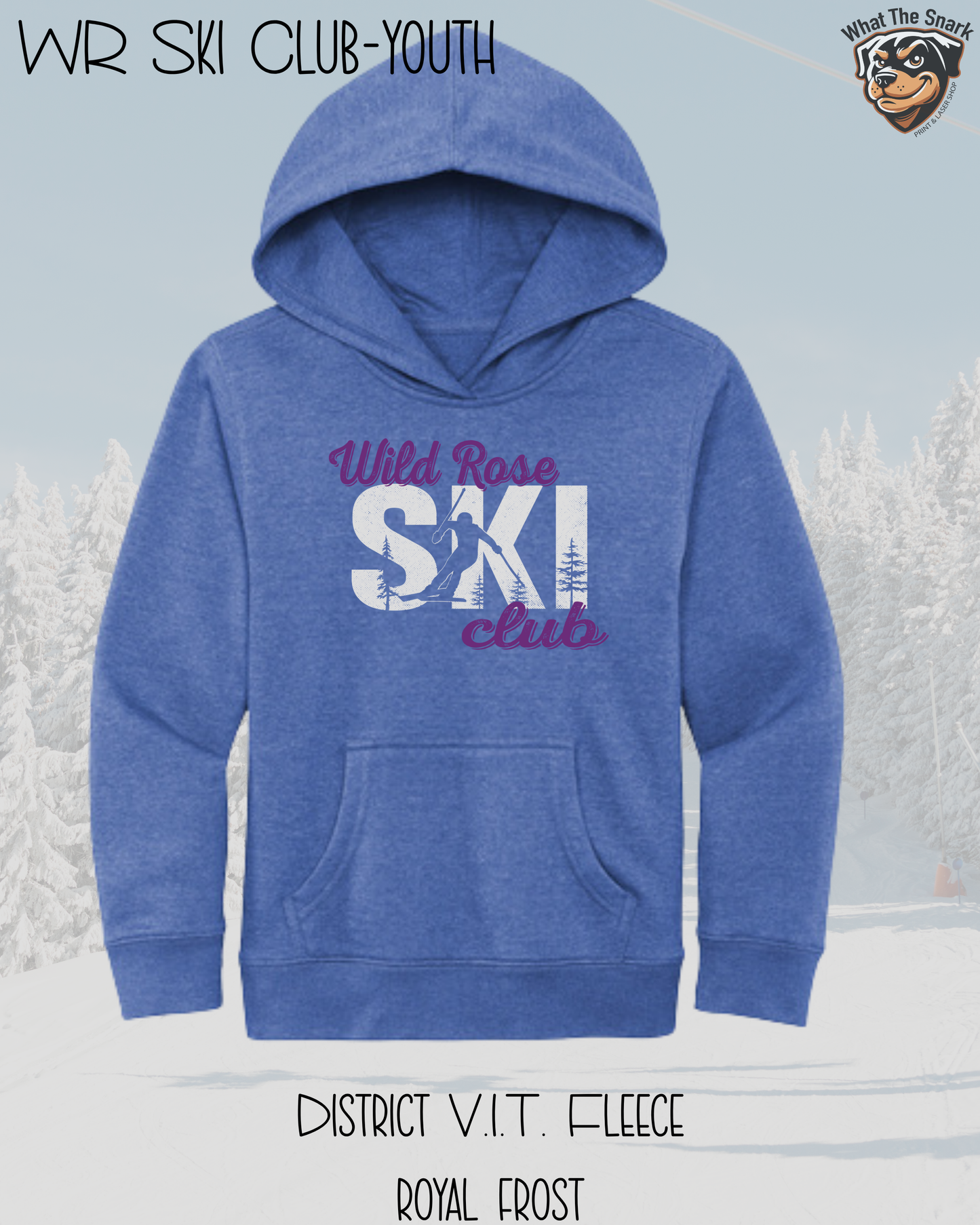 WR Ski Club Youth Skier Hoodie