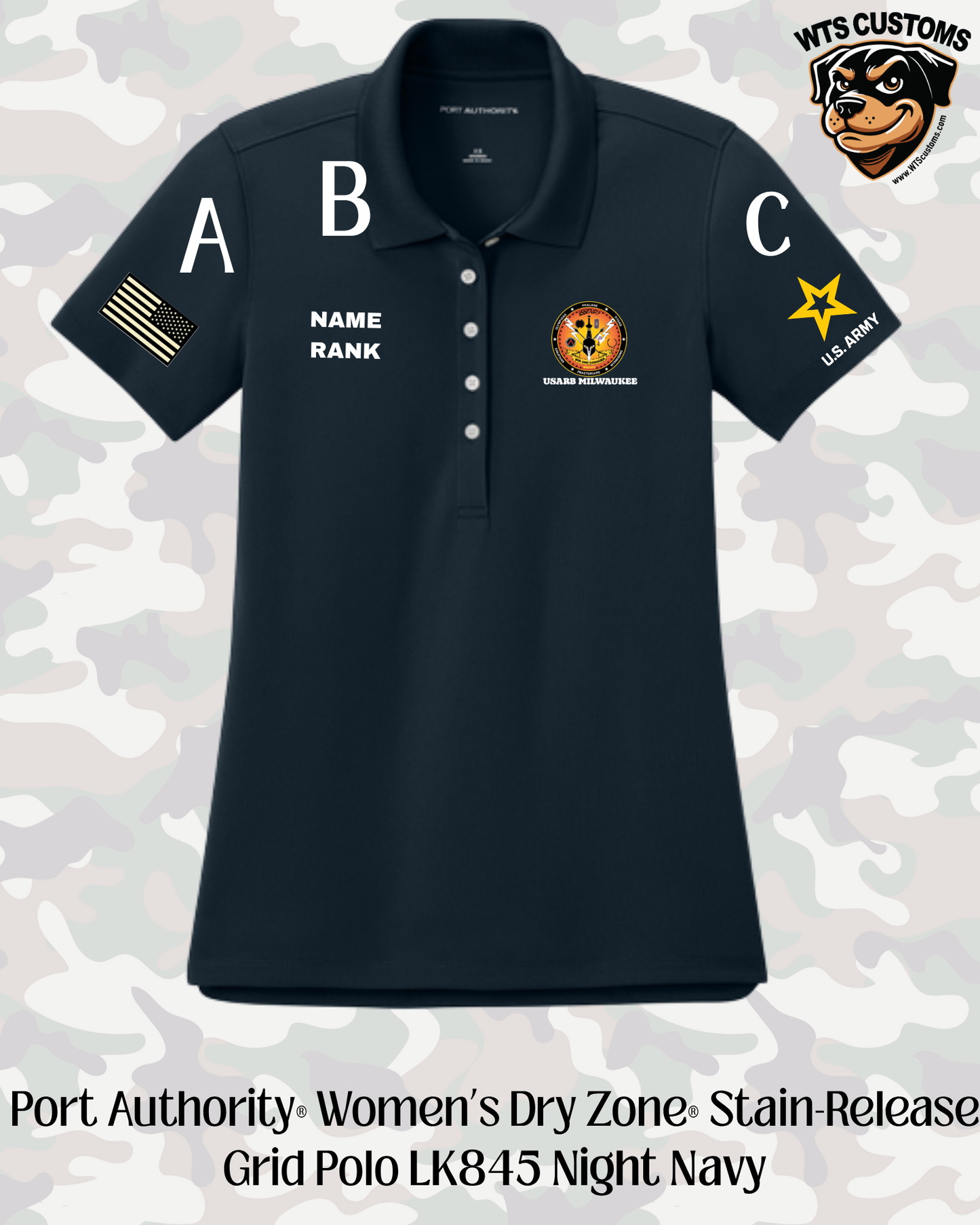 USARB Port Authority Womens Polo