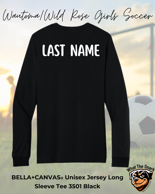 WWR Girls Soccer Mom Script Long Sleeve