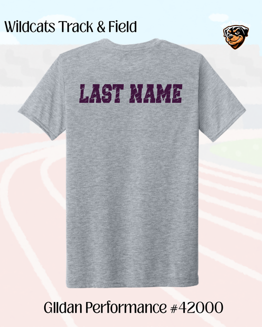 WR Run. Jump. Throw. Repeat Performance Tee