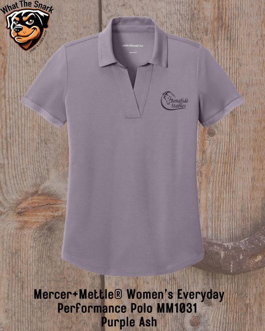 Bonafide Stables Women's Performance Polo