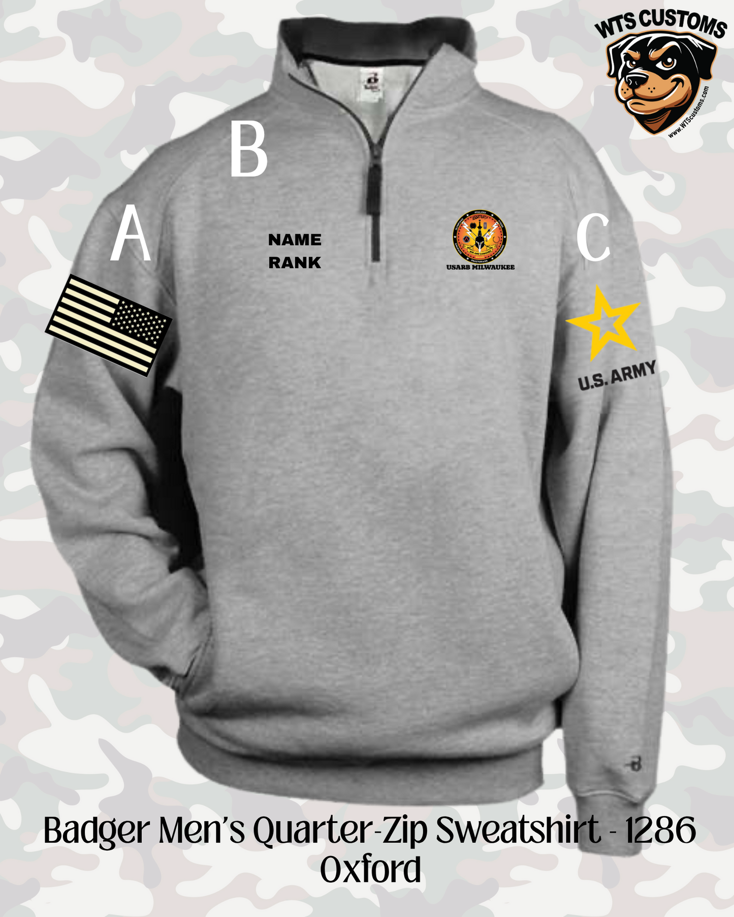 USARB Badger 1/4 Zip