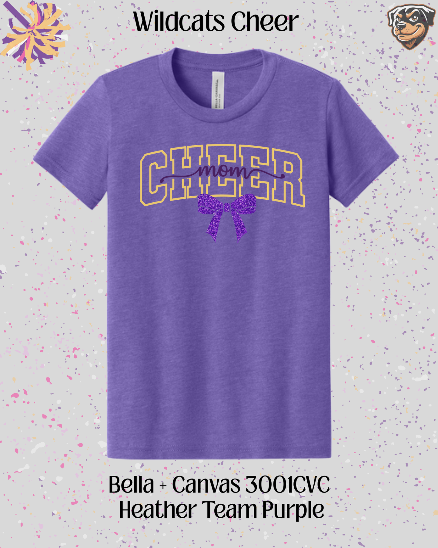 Wildcats Cheer Mom Tee