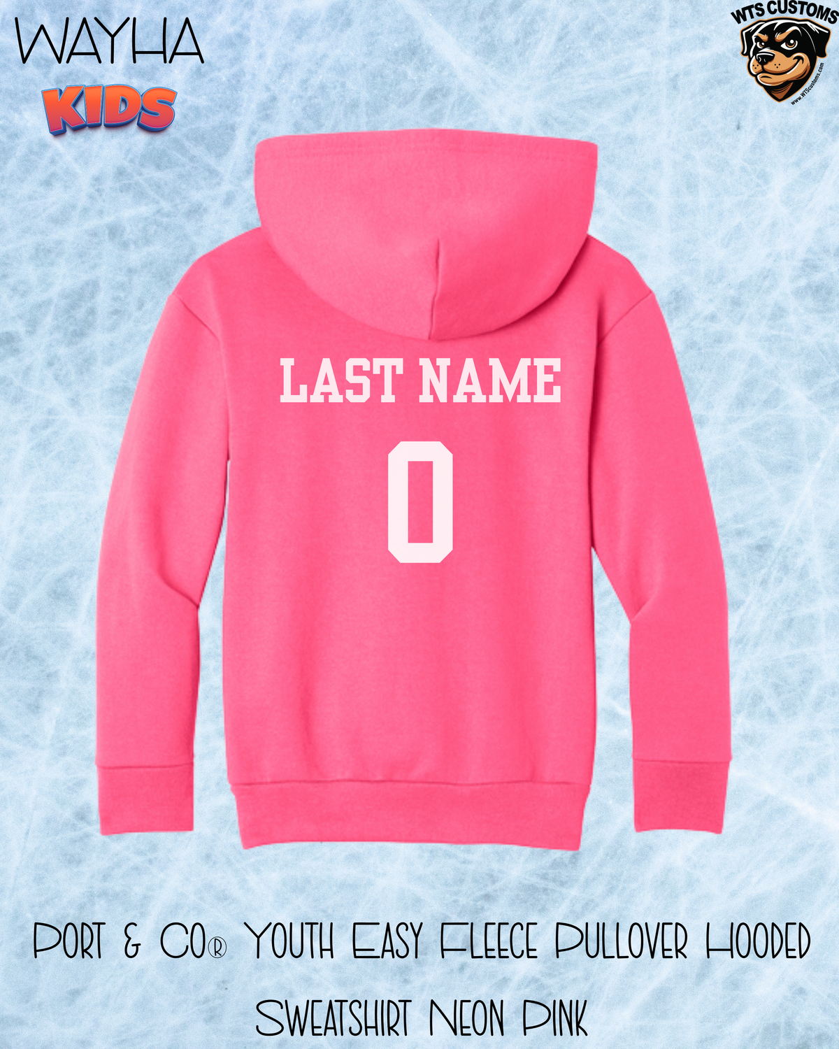 WAYHA Pink Kids Hoodie
