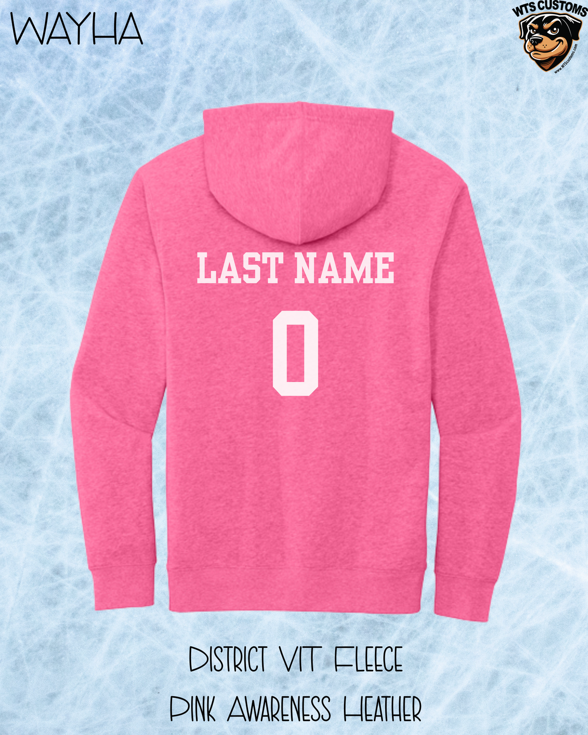 WAYHA Adult Pink Hoodie