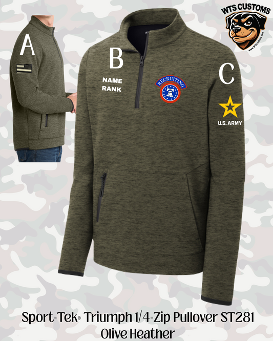 Recruiting Logo Sport-Tek® Triumph 1/4 Zip