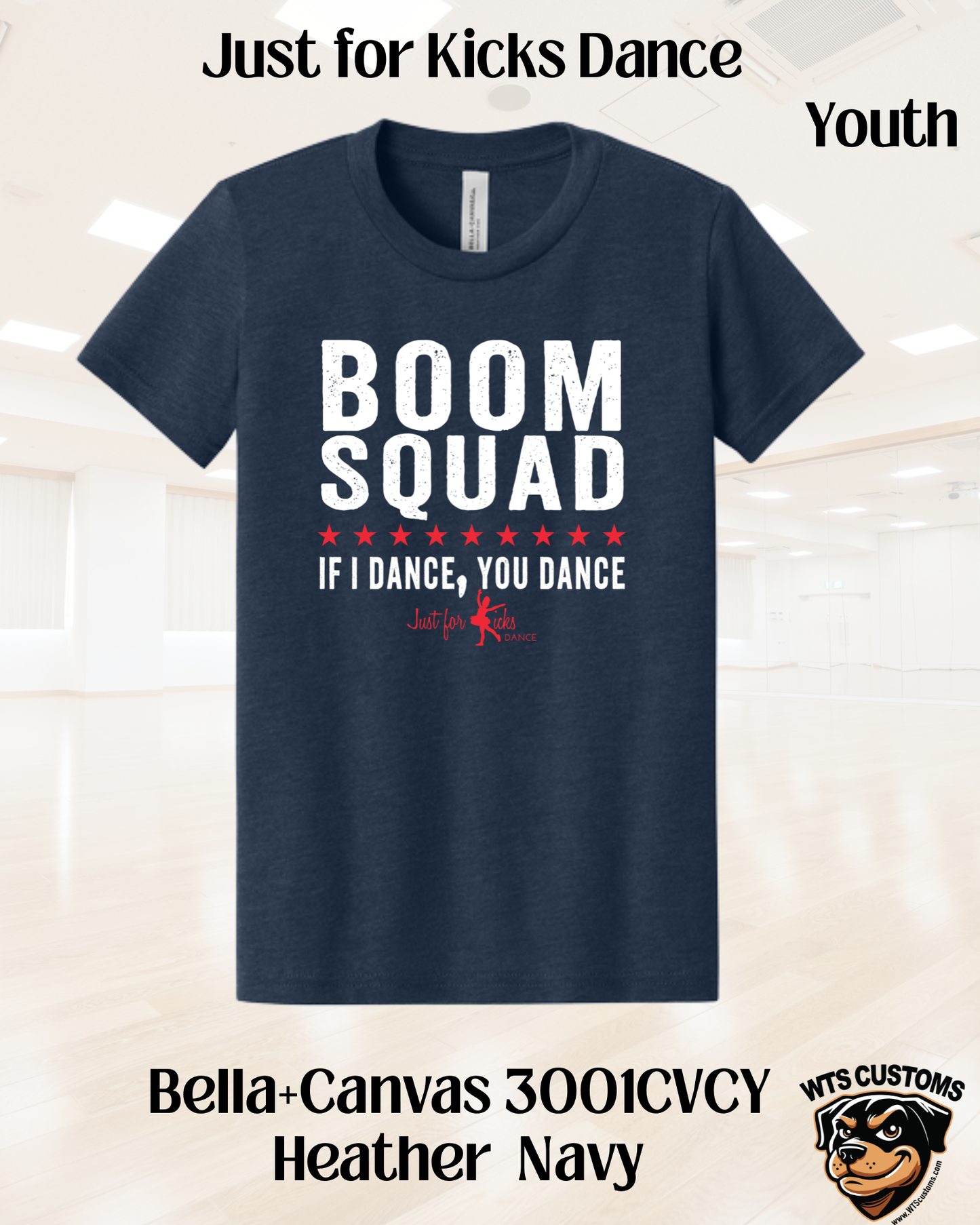 JFK Boom Squad Youth T-shirt