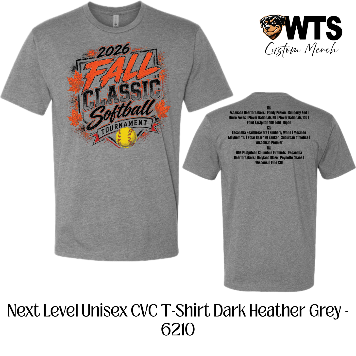 Fall Classic Next Level CVC Tournament Tee