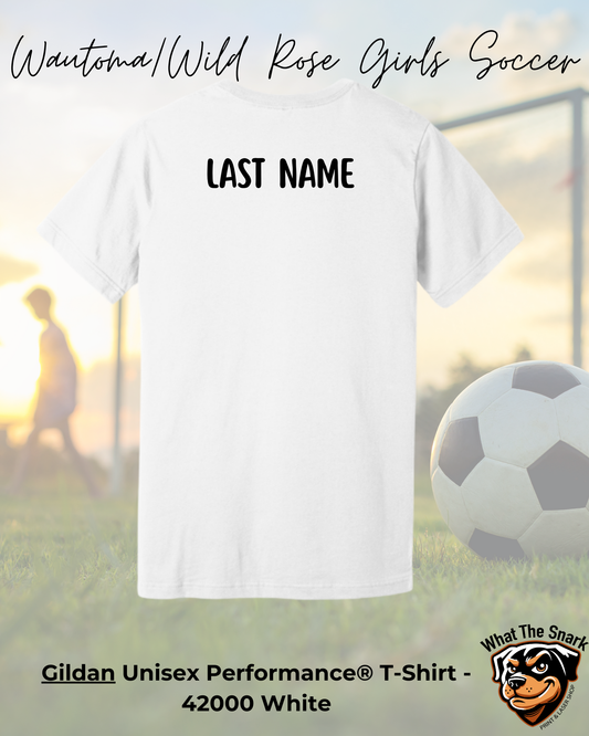 WWR Girls Soccer Dad Classic Performance Tshirt