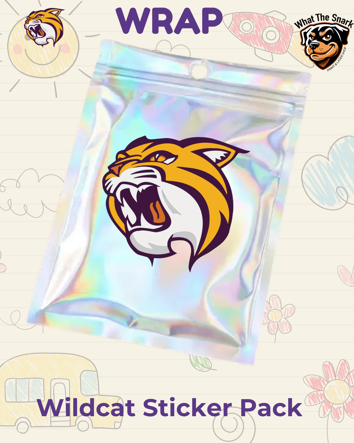 WRAP Wildcats Mystery Sticker Pack