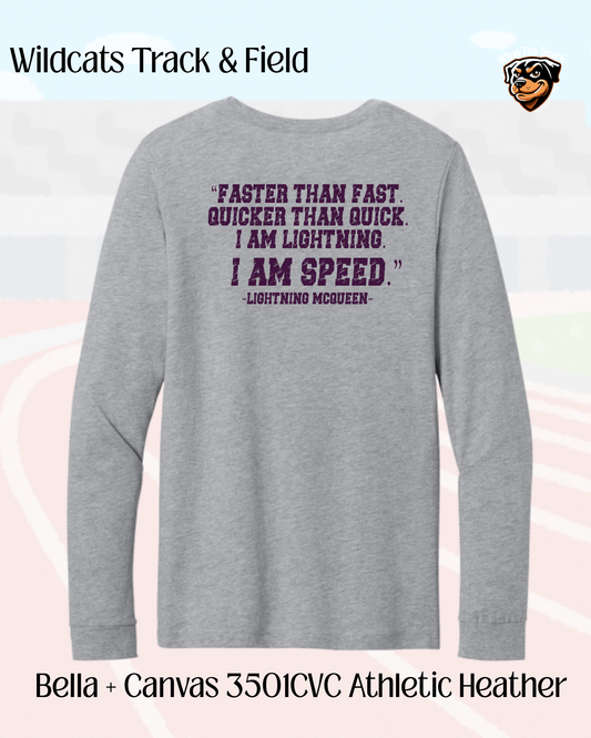 WR Run. Jump. Throw. Repeat. Cotton Long Sleeve