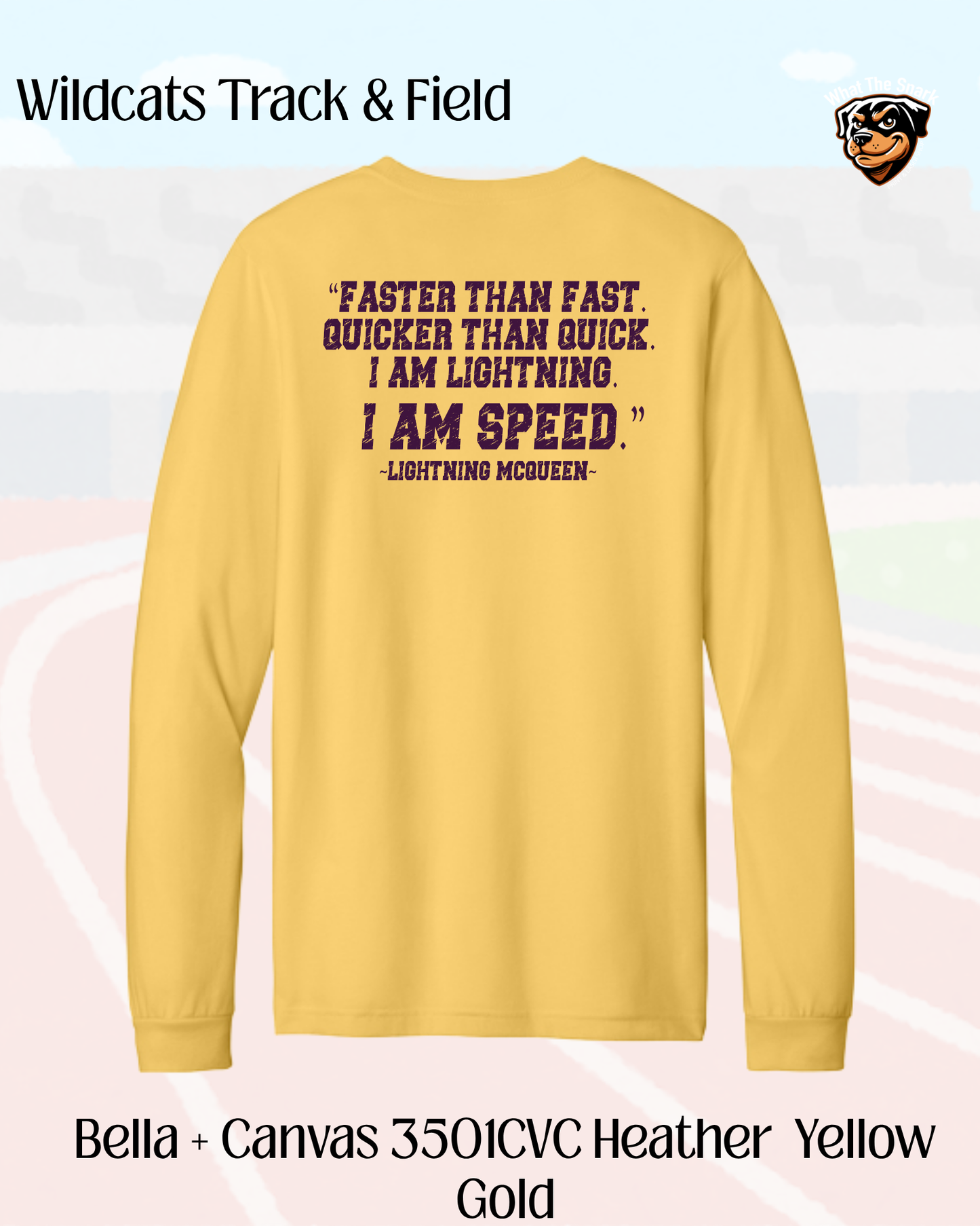 WR Run. Jump. Throw. Repeat. Cotton Long Sleeve