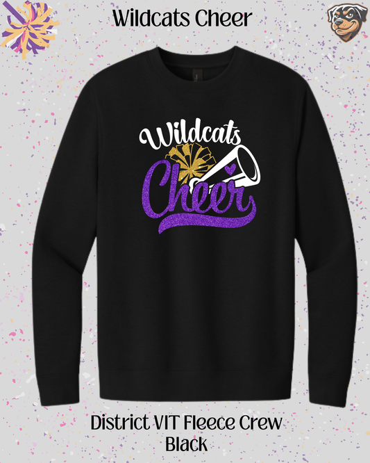 Wildcats Cheer Adult Crew Neck