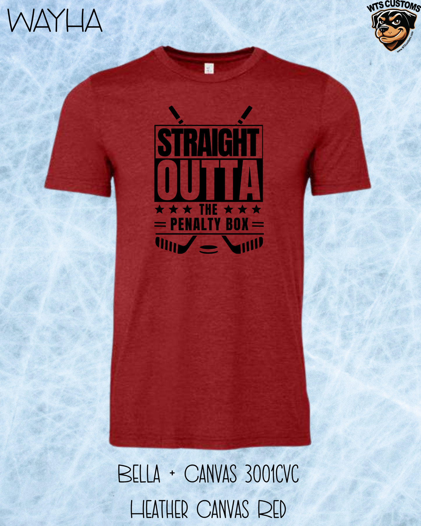 WAYHA Straight Outta the Penalty Box Tee