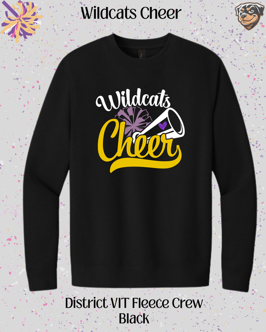 Wildcats Cheer Adult Crew Neck