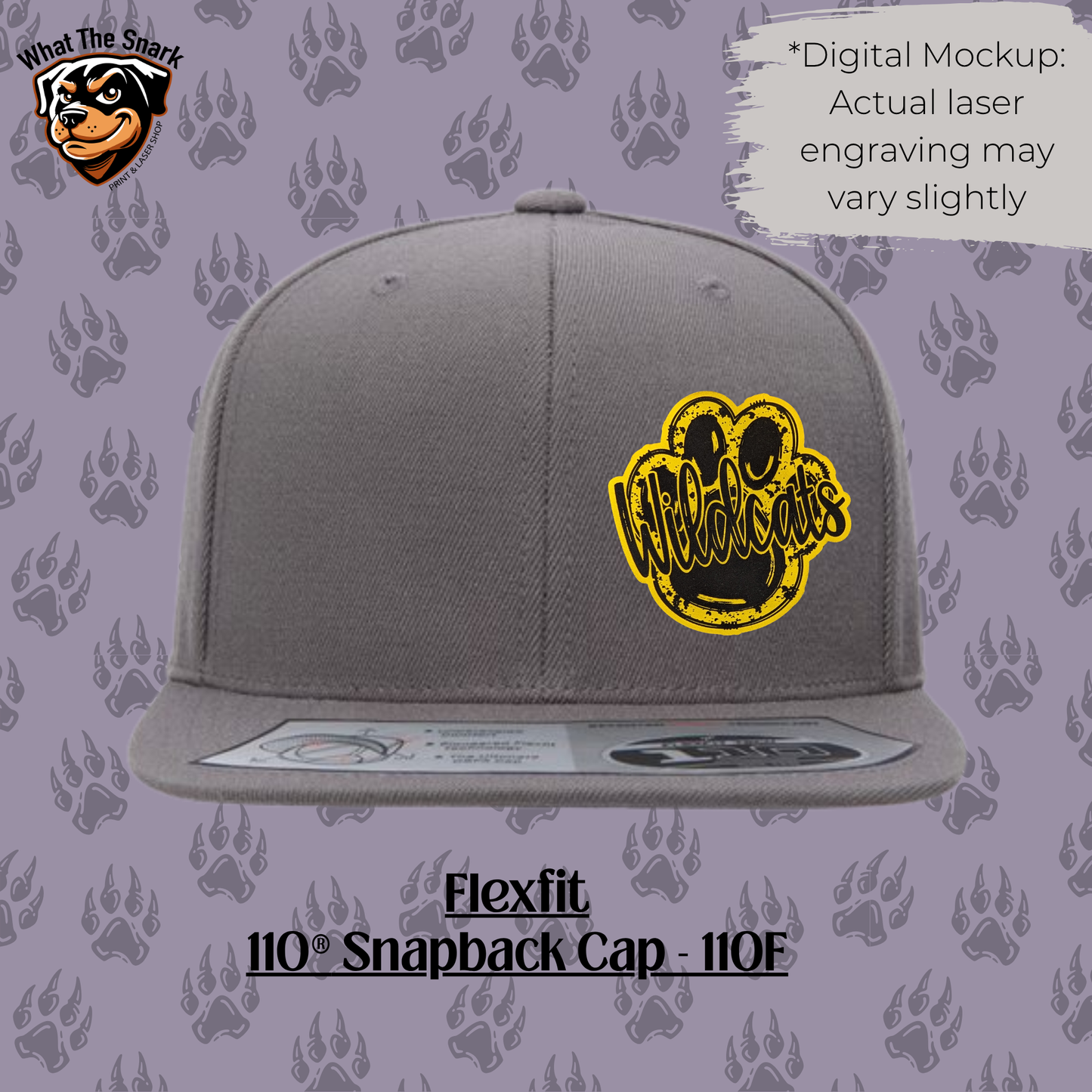 Wildcats Flexfit Snapback Cap with Leather Patch
