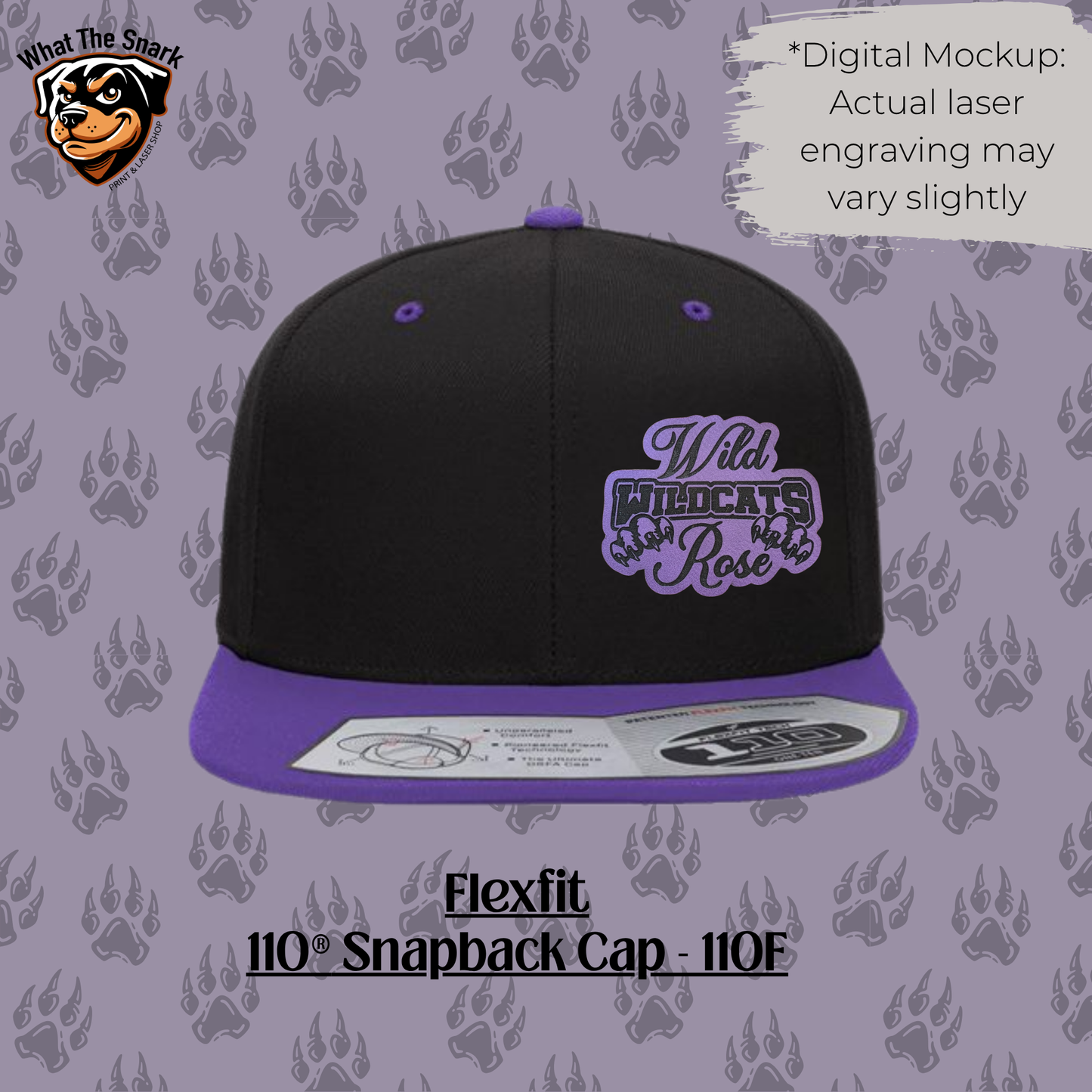 Wildcats Flexfit Snapback Cap with Leather Patch