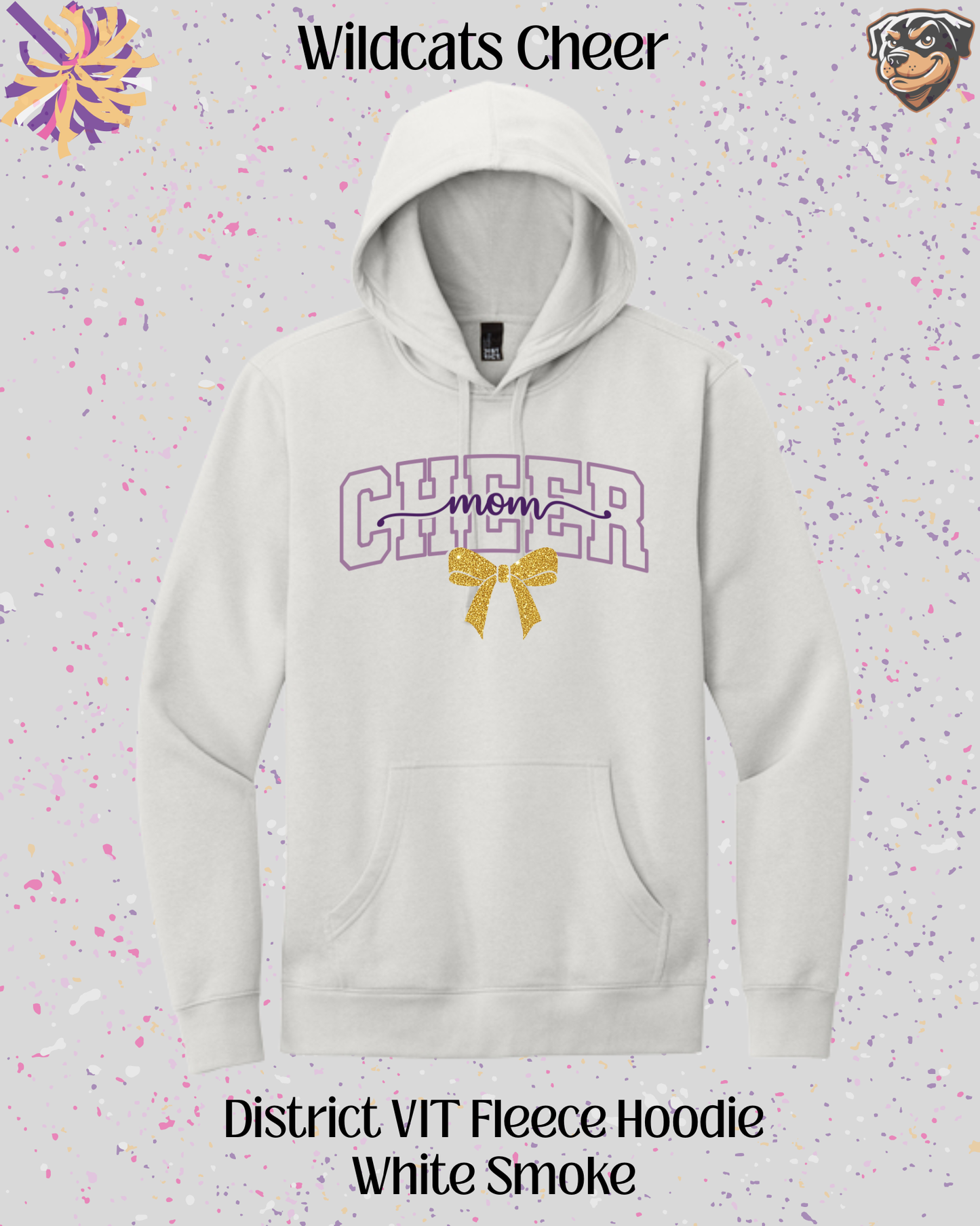 Wildcats Cheer Mom Hoodie