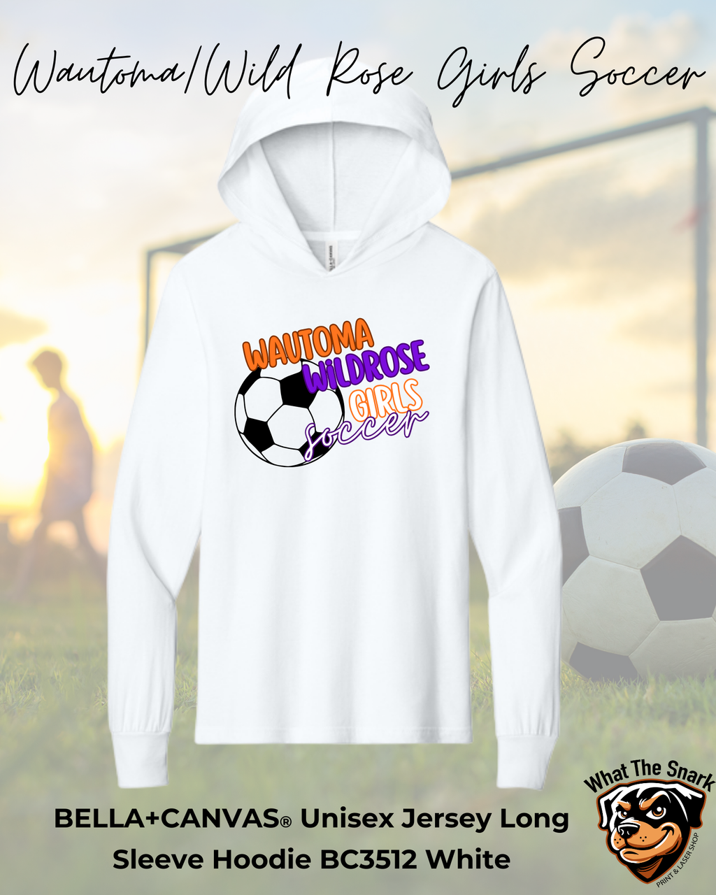 WWR Girls Soccer Logo Lightweight Hoodie