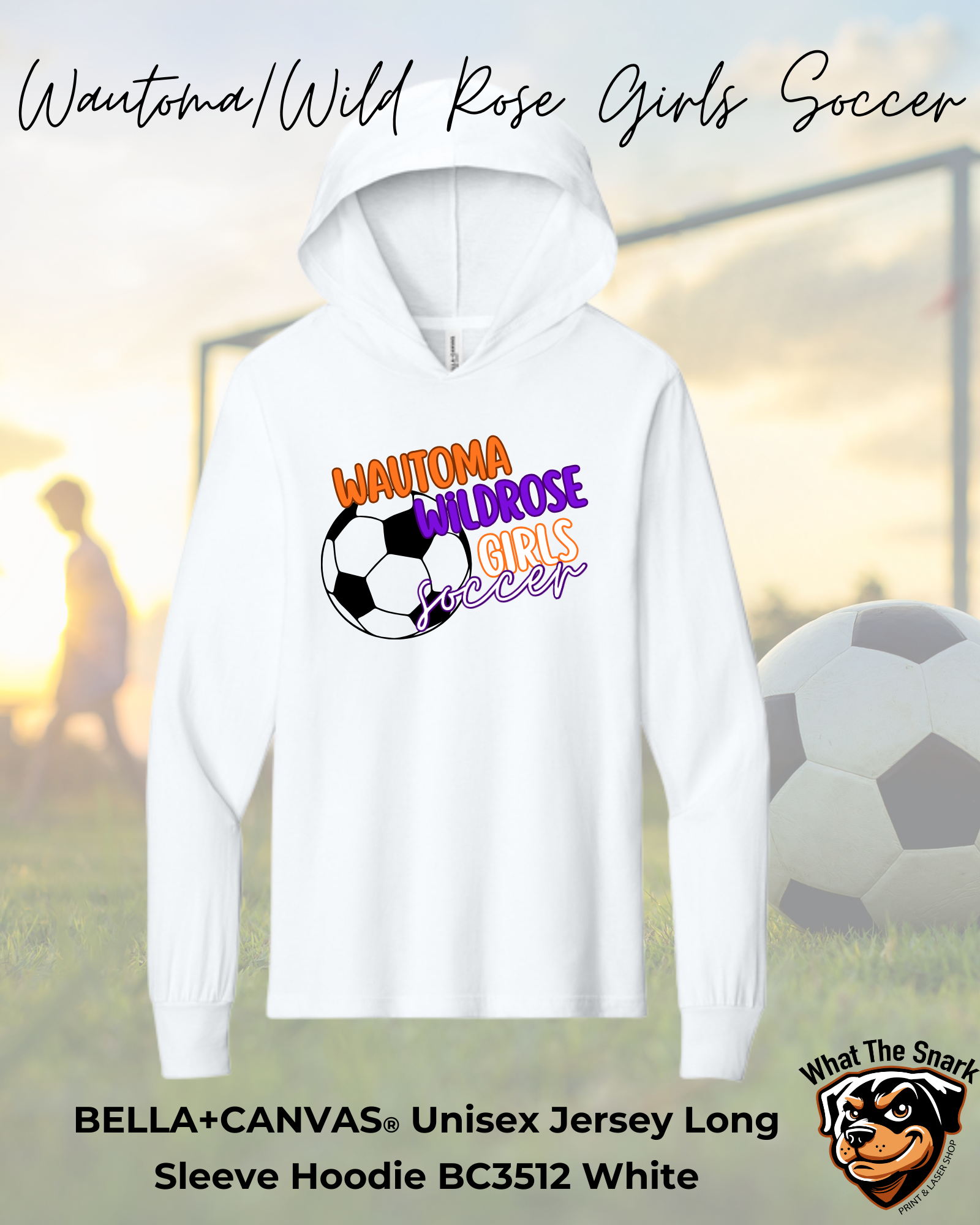 WWR Girls Soccer Logo Lightweight Hoodie